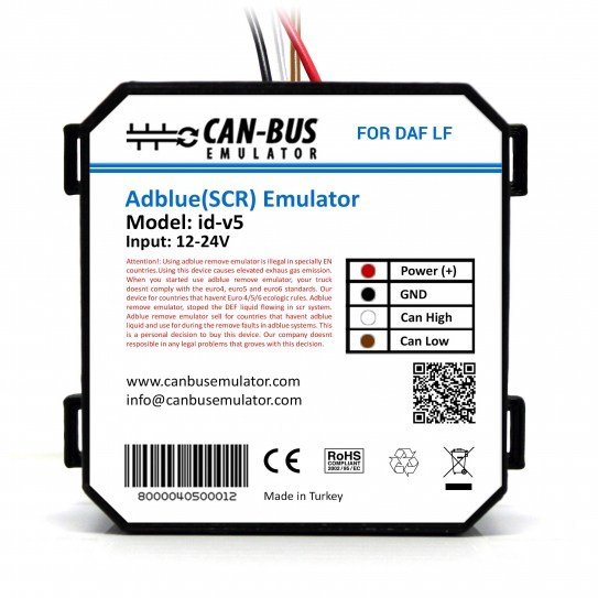 Euro 5 Adblue (SCR) İptali (DAF LF İçin)
