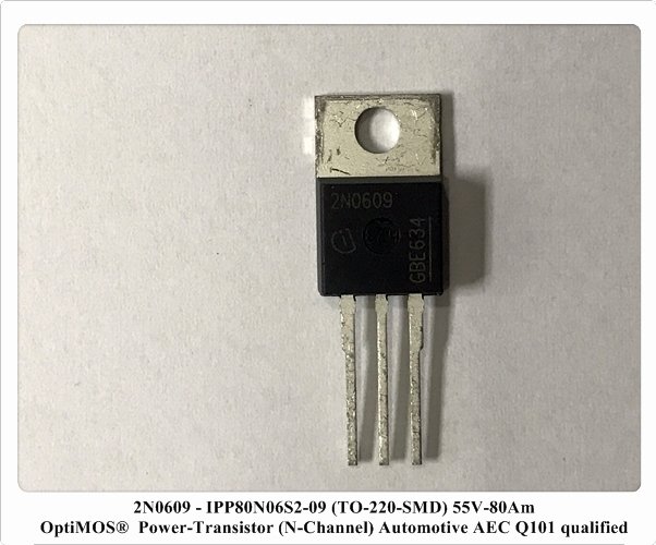 2N0609 - IPP80N06S2-09 