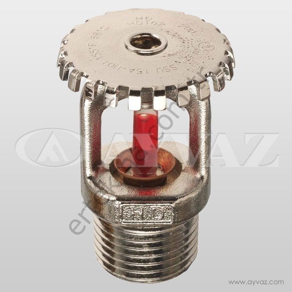 HD Fire Sprinkler / Upright 1/2'' NPT Standart Tepkili 5 mm UL&FM