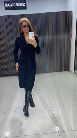 Daria Siyah Elbise
