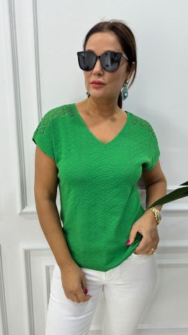 Clara Yeşil Triko