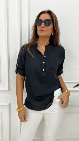 Rewi Siyah Gömlek