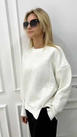 Mazel Ekru Sweatshirt