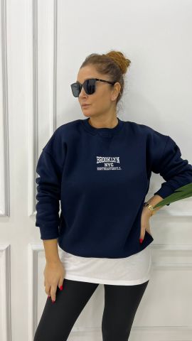 Brooklyn Lacivert Sweatshirt