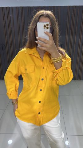 Rench Kadın Sarı Gömlek