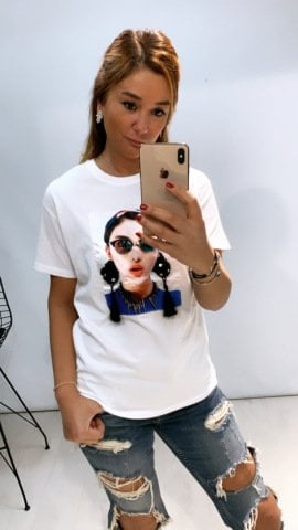 Suzy Beyaz T-shirt