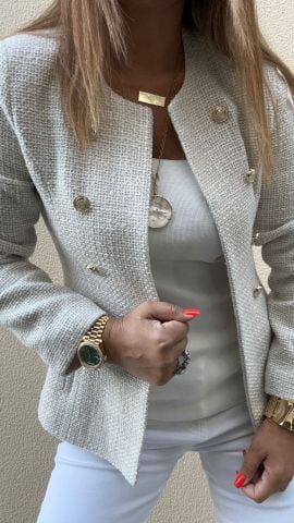 Celca Ekru Blazer