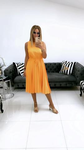 Zenna Orange Elbise