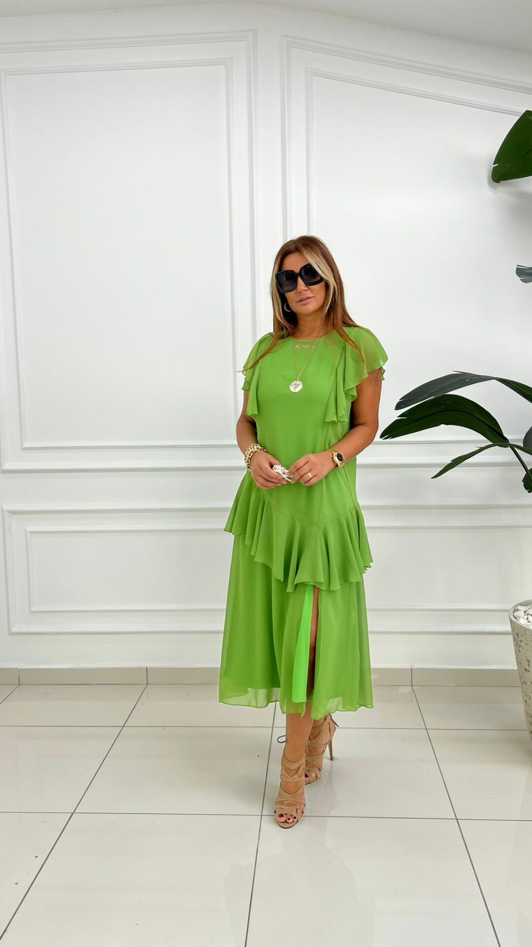 Rory Kadın Yeşil Elbise