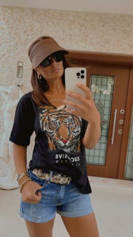 Tiger Siyah T-shirt