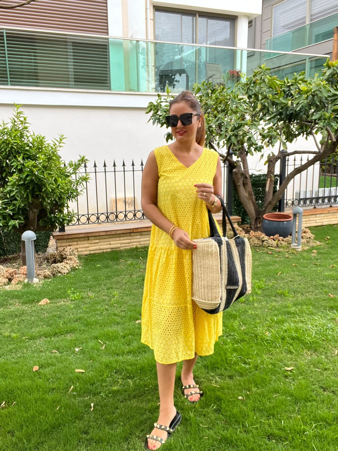 Maika Kadın Sarı Fisto Elbise