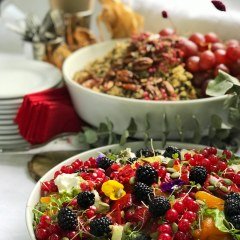 Stracciatella & Orman Meyvalı Yeşil Salata