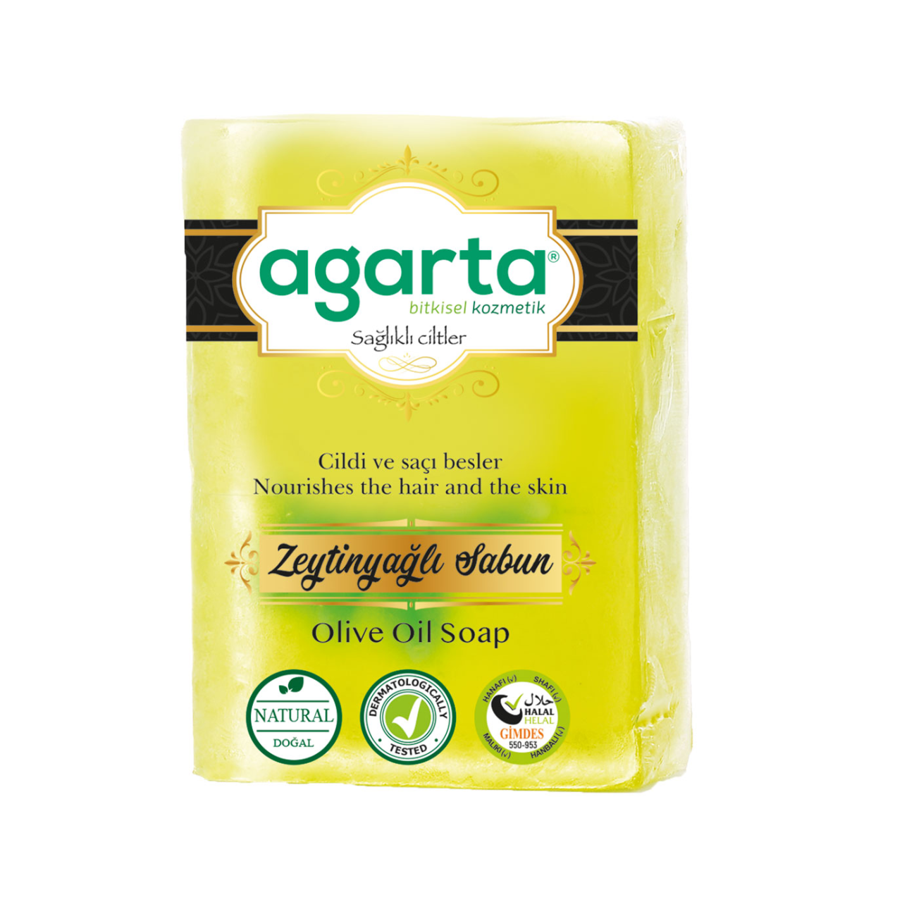 Agarta Doğal Zeytinyağlı Sabun 150gr