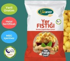 Tatarası Yer Fıstığı Çeşnili Mısır Cipsi 50 GR 3lü Set