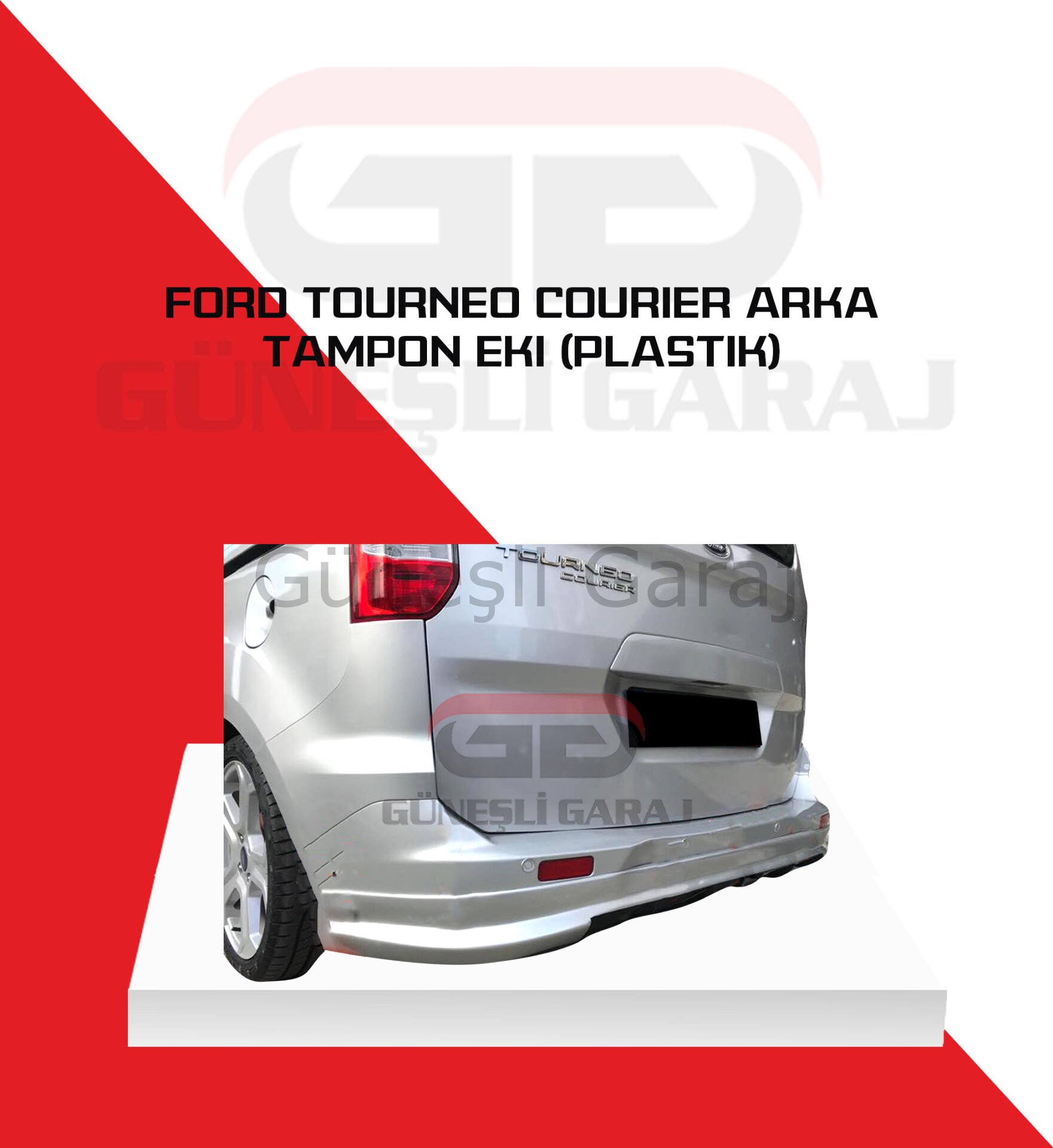 Ford Tourneo Courier Arka Tampon Eki (Plastik)