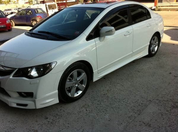 Honda Civic Fd6 Mugen RR Yan Marşpiyel (Plastik)