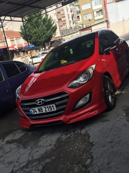 Hyundai i30 Custom Ön Ek (Plastik)