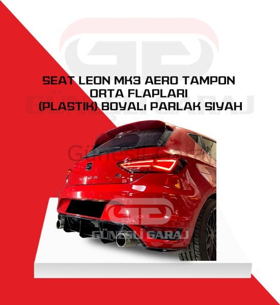 Seat Leon Mk3 Aero Tampon Orta Flapları (Plastik)