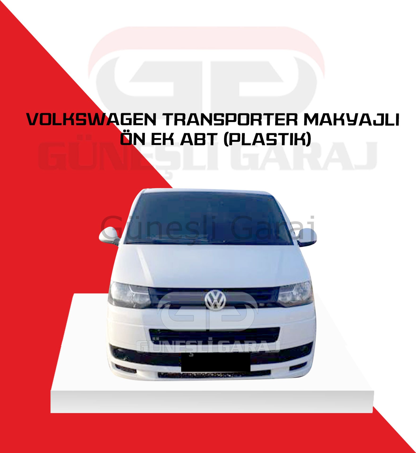 Volkswagen Transporter Makyajlı T5-T6 ABT Ön Ek (Plastik)