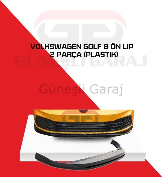 Volkswagen Golf 8 Ön Lip 2 Parça (Plastik)