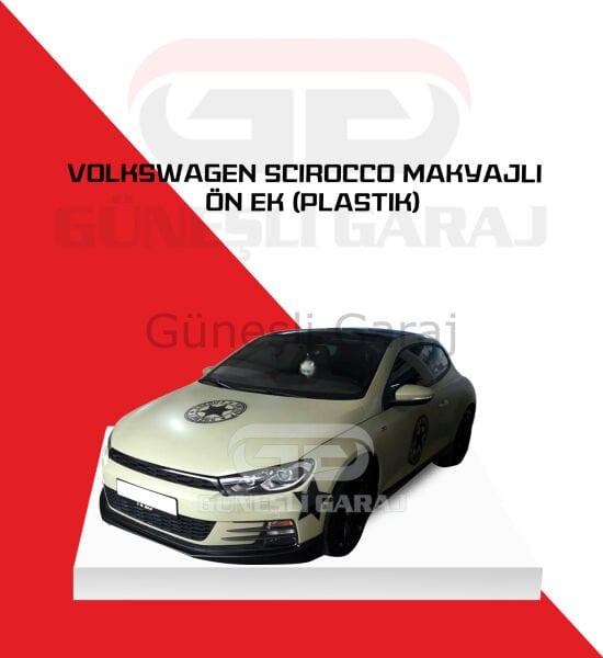 Volkswagen Scirocco Makyajlı Ön Ek (Plastik)