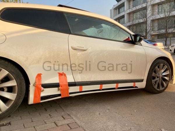 Volkswagen Scirocco Rieger Yan Marşpiyel (Plastik)