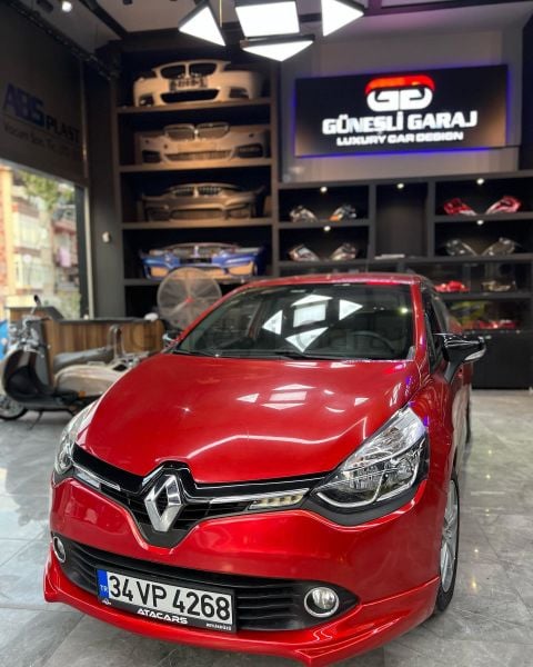 Renault Clio 4 Makyajsız Body Kit Seti Plastik