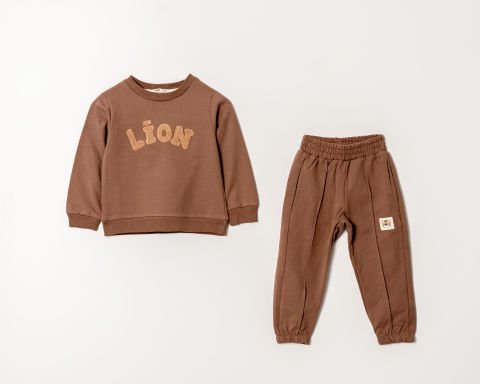 Tuffy Lion Kabartmalı Erkek Çocuk İkili Takım-0877