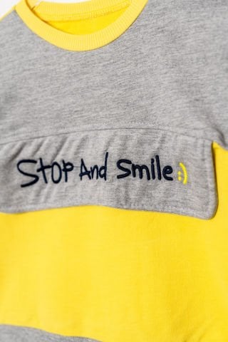 Tuffy Stop And Smile Baskılı Erkek Çocuk İkili Takım - 0881