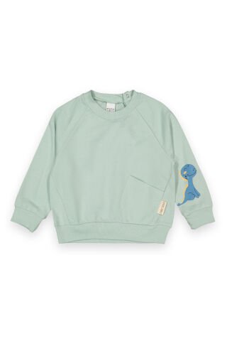 Tuffy 6-18 Ay Erkek Bebek Kol ve Cep Detaylı Sweatshirt- 210