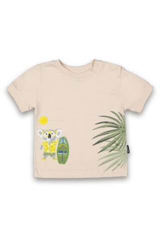 Tuffy Safari Detaylı Erkek Bebek T-Shirt-8010