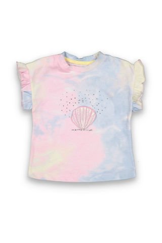 Tuffy Deniz Kabuğu Baskılı Kız Bebek T-Shirt-5016