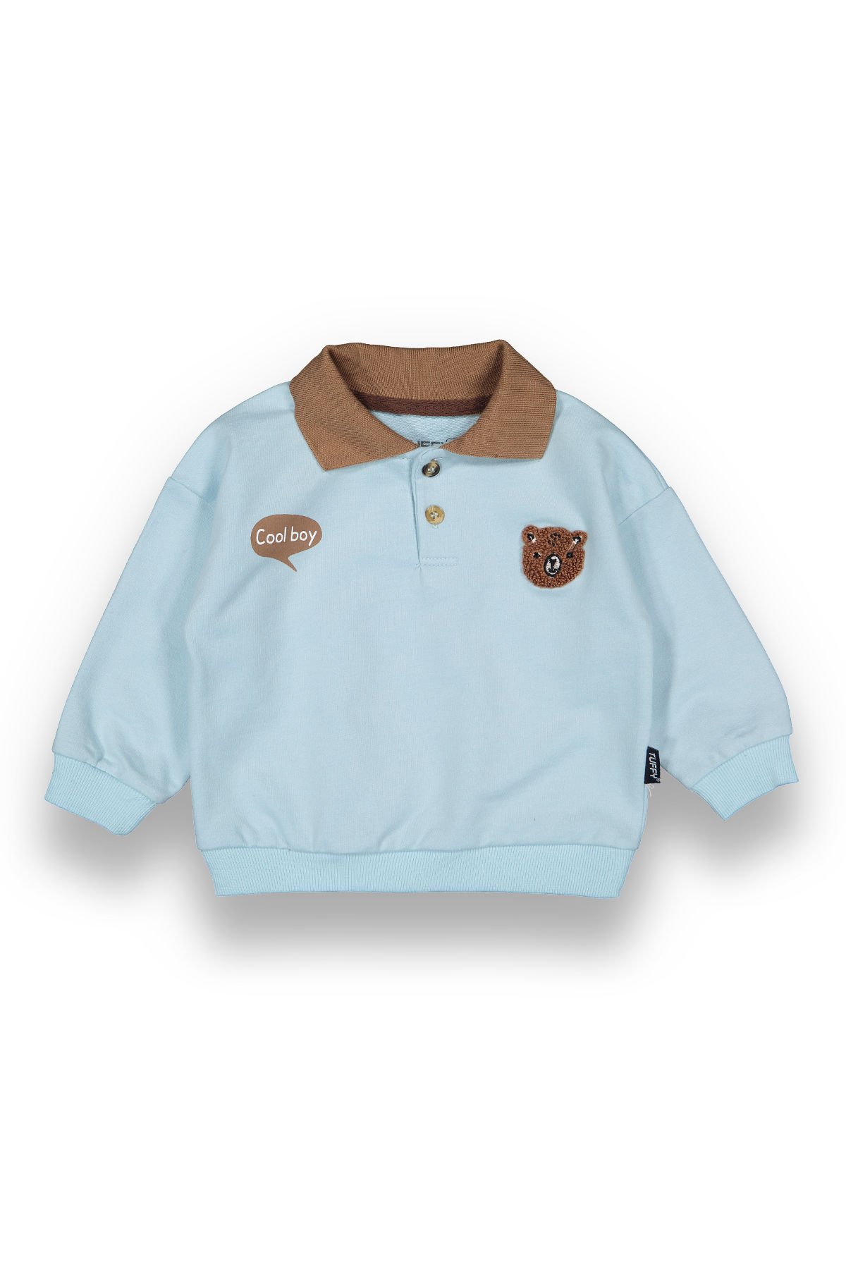 Tuffy Cool Boy Baskılı Erkek Bebek Sweatshirt - 7004