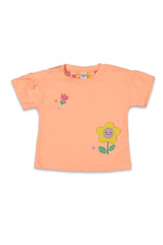 Tuffy Çiçek Temalı Kız Bebek T-Shirt-9006