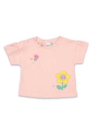 Tuffy Çiçek Temalı Kız Bebek T-Shirt-9006