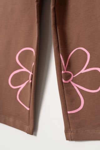 Tuffy Blooming Flower Baskılı Kız Çocuk İkili Eşofman Takımı - 01101
