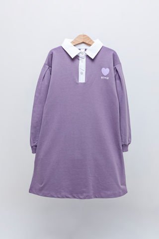 Tuffy The Best Baskılı Kız Çocuk Elbise - 603