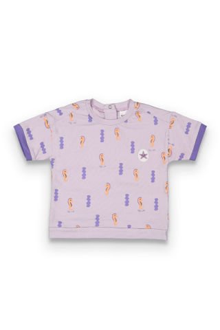 Tuffy Deniz Atı Temalı Kız Bebek T-Shirt-9024