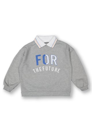 Tuffy For The Future Baskılı Erkek Çocuk Sweatshirt-7152