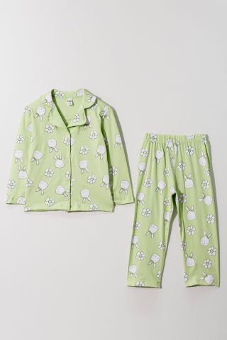 Tuffy Tavşan Tema Kız Çocuk İkili Pijama Takımı-1031