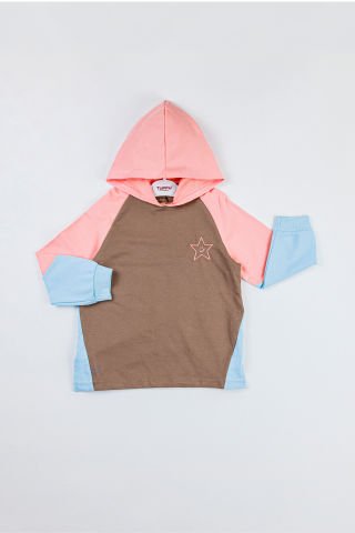 Tuffy Hooded Girl's Sweatshirt-6125