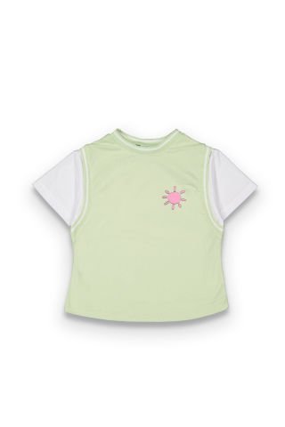 Tuffy Güneş Nakışlı Kız Çocuk T-Shirt-9069