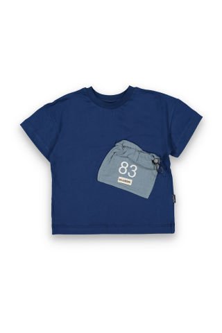 Tuffy Cep Detaylı Erkek Çocuk T-Shirt-8060