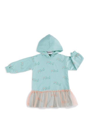 Tuffy Mini Detaylı Kız Çocuk Elbise-6565
