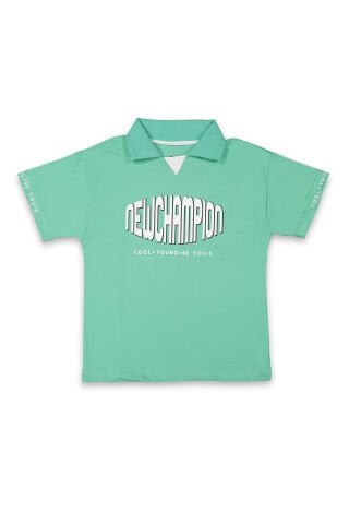 Tuffy NewChampion Baskılı Erkek Çocuk T-Shirt-8120