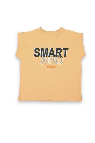 Tuffy Smart And Be Yourself Baskılı Askılı Erkek Çocuk T-Shirt-8122