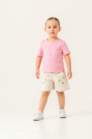 Tuffy Kız Çocuk Gabardin Şort- 5683
