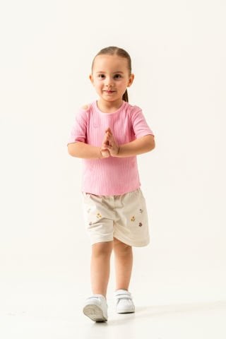 Tuffy Kız Çocuk Gabardin Şort- 5683
