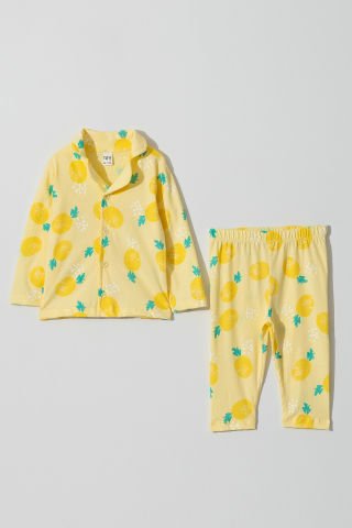 Tuffy Renkli Meyveler Temalı Erkek Bebek İkili Pijama Takımı-1005