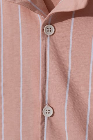Tuffy Çizgi Şerit Detaylı Erkek Çocuk İkili Pijama Takımı-1060